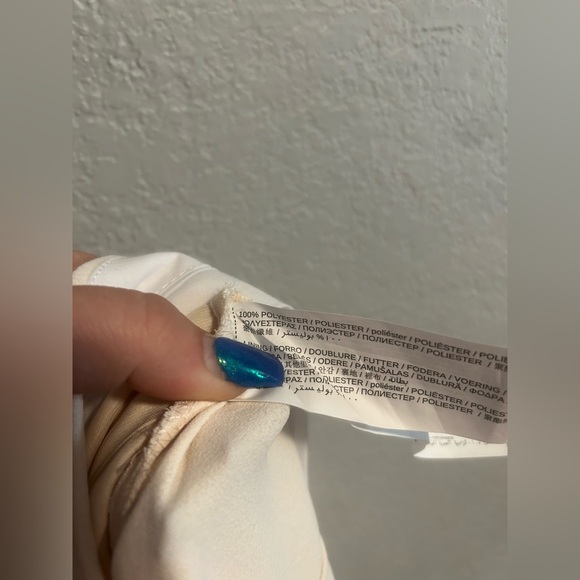 MNG mango ivory wide leg trouser pants - Picture 9 of 10